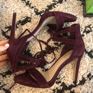 Burgundy heels